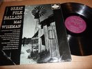 MAC WISEMAN Great Folk Ballads 1959 London American LP Bluegrass Country Music