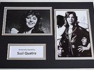 Suzi Quatro Signed Autograph A4 photo display Music AFTAL Memorabilia COA