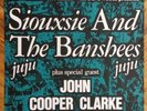 Siouxsie & The Banshees Original Tour Gig Concert Poster Torquay 1981