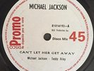 MICHAEL JACKSON - Cant Let Her Get Away -RARE COSTA RICA RADIO PROMO MAXI SINGLE