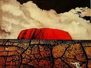 Ayers Rock-Big Red Rock-LP-1974 Mushroom Records Die Cut Sleeve issue-L35354