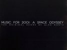 2001:A Space Odyssey Black Vinyl-By Alex North- MONDO Lost Score