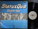 STATUS QUO Blue For You Uruguay Promo UNIQUE Diff Cvr LP on Vertigo Swirl