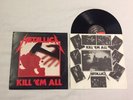 Metallica - Kill Em All  Rare 1983 Album Inner Sleeve See Pics EX 12