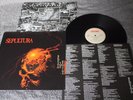 SEPULTURA  - BENEATH THE REMAINS, VINYL LP REISSUE REMASTERED 1989 NETHERLANDS
