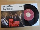 ROLLING STONES - LAST TIME / PLAY WITH FIRE rare 7 mint 1965 GERMAN DECCA single