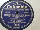 GRIEG CONCERTO IN A MINOR FOR PIANO IGNAZ FRIEDMAN COLUMBIA 9446-9449