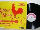 Lightnin' Slim Rooster Blues 1960's Excello LP-8000 Mono LP KMET PROMO