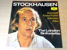 EX/EX   Stockhausen & London Sinfonietta/Kreuzspiel Zeitmasze Adieu/1974 LP