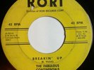 The Fabulous Continentals - Breakin' Up / Venus 45 Rori rare tittyshaker