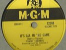 78 Rpm Record Tommy Edwards It's All In The Game / Please Love Me Forever on MGM