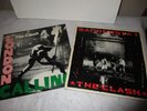 2 vintage LP records - THE CLASH, Sandinista & London Calling