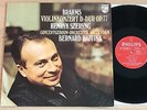 HENRYK SZERYNG violin concerto BRAHMS HAITINK 1stPress PHILIPS STEREO MINT