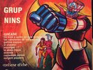 MAZINGER Z Mazinga COVER LP CARTOON CHILDREN'S BEATLES GRUP NINS VENEZUELA DISCO