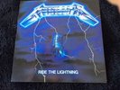 METALLICA Ride The Lightning Original 1989 Vinyl VERTIGO ORANGE LABEL