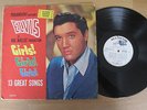 ELVIS PRESLEY Girls Girls Girls PROMO LP, chile press - white promotional label