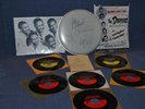 The Drifters autographed items PLUS 45 RPM records by Drifters, Clyde McPhatter