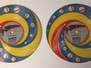 Superman The Flying Train 78 RPM X 2 Picture Disc Records