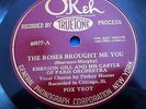 Okeh 40577, Emerson Gill Orch, It Must Be Love/The Roses..(nice; listen)