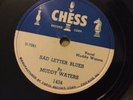 78 rpm Blues MUDDY WATERS Chess 1434 gonna need my help/sad letter blues V+