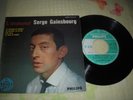 rare, 45t , ep , serge Gainsbourg , avec languette ,