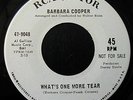 45RPM NORTHERN SOUL BARBARA COOPER    RCA VICTOR 47-9048