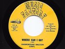 Garage 45 UNDERGROUND BALLOON CORPS. Where Can I Go?/Musicians HEAR