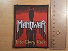 Manowar Into Glory Ride patch sew on collectors piece rare vintage Aufnäher