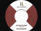 Mod New Breed R&B 45 NICK WATERHOUSE Is That Clear/Can Only Give You Everything