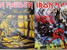 IRON MAIDEN 2 Record LP's Number of The Beast & Piece Of Mind 666 Metal Albums