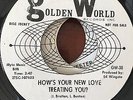 The Debonaires Hows Your new love treating you Golden World  Northern Soul