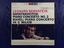 SHOSTAKOVICH RAVEL LEONARD BERNSTEIN MS 6043 STEREO 6 EYES USA LP NEAR MINT
