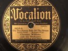 Vocalion 2630 CLARENCE WILLIAMS ORCH  Sunny Side Of Street JAMES P 78 rpm E 1934