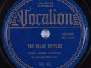 Blues 78 BIG BILL Too Many Drivers VOCALION HEAR