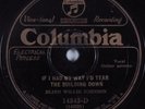 Blues 78 BLIND WILLIE JOHNSON If I Had My Way I'd Tear The....COLUMBIA HEAR