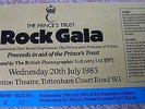 Prince's Trust 1983 Rock Gala ticket (Duran Duran / Dire Straits)