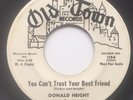 Northern Soul 45 Donald Height RARE Old Town Lbl.