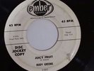 Rudy Greene – Juicy Fruit / You're The One For Me - DJ Promo Rare R&B Blues 45