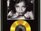 DIANA ROSS SIGNED PHOTO WITH CHOICE OF GOLD DISC Tamla Motown 'Baby Love' etc.