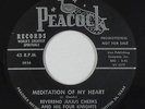 Black Gospel 45 - Rev. Julius Cheeks & Four Knights - Meditation - Peacock - mp3