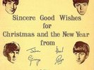 OFFICIAL BEATLES FAN CLUB 1ST XMAS FLEXI RECORD WITH 