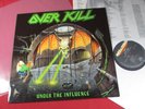 Over Kill  UNDER THE INFLUENCE  -  LP Mega Force 781865-1 Germany 1988 near mint