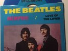 THE BEATLES: Love of the Loved / Memphis DECCAGONE Blue Vinyl 45 w/ PS NM-