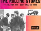 THE ROLLING STONES 45 ITS ALL OVER NOW+PS HOLLAND RARE SLEEVE TWO