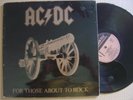 AC/DC for those about to rock UNIQUE INVERT SPANISH COVER LP ATLANTIC 1981 gate