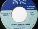 Teen Rockabilly 45 rpm     Frankie Castro   superb '58 R&R   near MINT