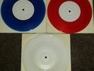 THE DAMNED THANKS FOR THE NIGHT 3 COLOURED VINYL TEST PRESSINGS