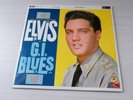 ELVIS PRESLEY G.I. BLUES LP UK RCA VICTOR RECORDS 1960 MONO BLACK / SILVER SPOT