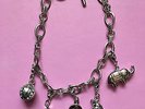TAKE THAT CIRCUS TOUR 2009 OFFICIAL SILVER CHARM BRACELET