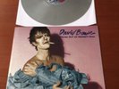 DAVID BOWIE STRUNG OUT ON HEAVEN'S HIGH MARBLED GREY LP